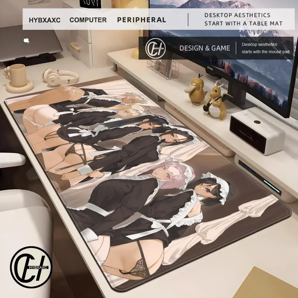 مثير أنيمي ماوس الوسادة هنتاي ماوس الوسادة كبيرة الثدي ماوس الكمبيوتر كبير اللعب البساط فتاة حصيرة مكتبية الألعاب الملحقات لوحة المفاتيح