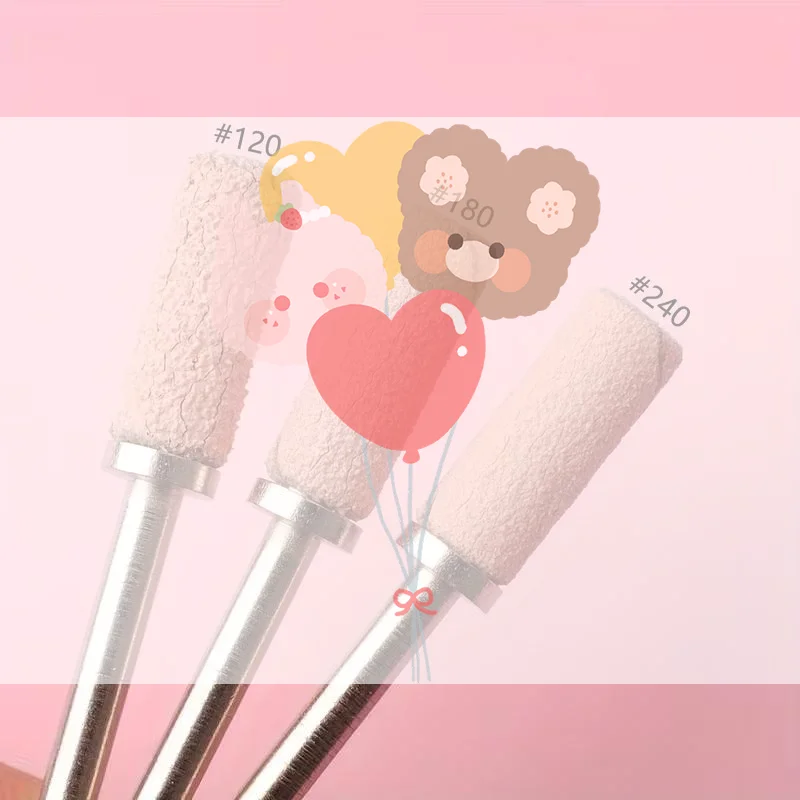 Mini bandas de lijado para uñas, máquina eléctrica de 3,1mm, 80 Uds., brocas para uñas, removedor de esmalte acrílico, limas, herramienta accesorio para uñas