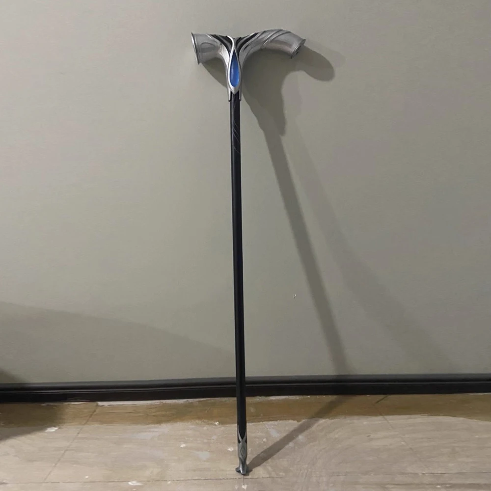 Game Genshin Impact Neuvillette Cosplay Canes Props  Armweapons For Women Men Anime Halloween Party Walking Sticks LED Emitting