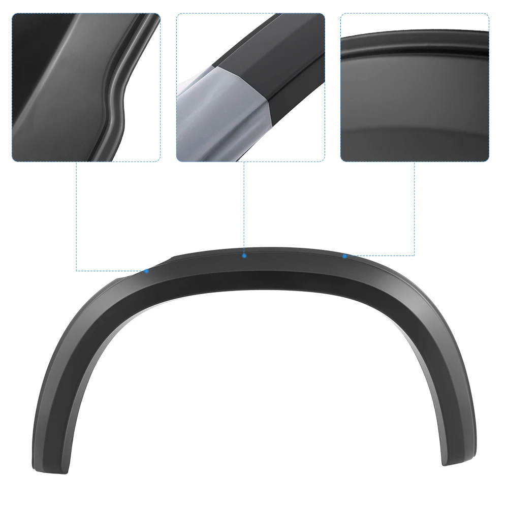 Fender Flares Kits Wheel Arch Extension For Ford Ranger 2015-2022 T7 T8 Wildtrak Limited XLT XLS Mudguards Car Accessories