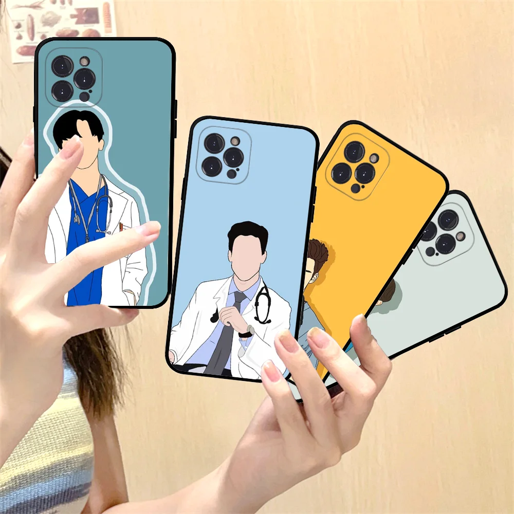 Nurse Doctor Medicina Mousepad For IPhone 16 15 14 11 12 13 Mini Pro XS Max Cover 6 7 8 Plus X Funda Shell