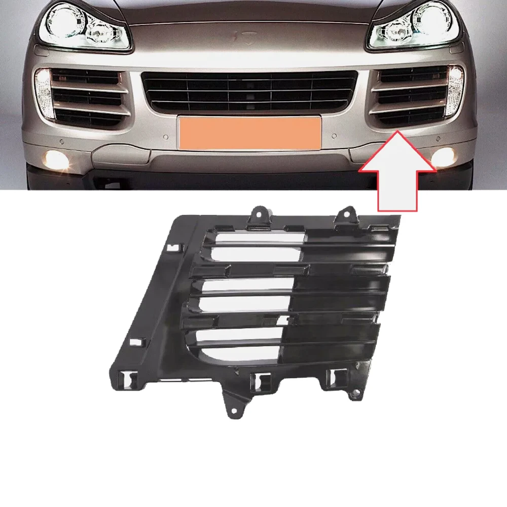 

front bumper grille accessories Front Bumper Air Vent Grille for Porsche Cayenne 2007-2010 95550568110 95550568210