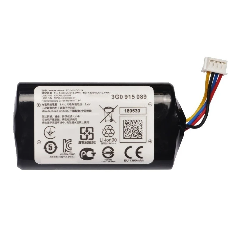 3G0915089 7.3V 1490mAh Li-ion Backup Battery for VW Networking Module Infotainment System for SEAT Skoda MIB MIB2 3G0 915 089