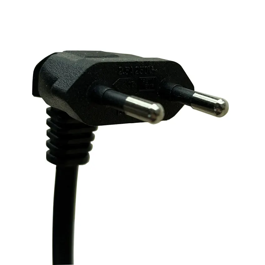 1PCS 1.8M European EU 2 Prong Male to Female Power Extension Cord Cable for PC Computer PDU UPS