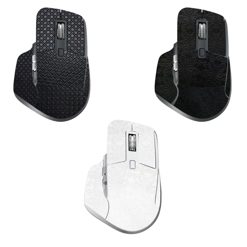 مجموعة كاملة لتقوم بها بنفسك ماوس الجلد زلاجات الماوس ملصقات جانبية المضادة للانزلاق الحنفية ل اللوجستية MX ماستر 3 3S لعبة الماوس لتقوم بها بنفسك اليدوية ماوس تزلج