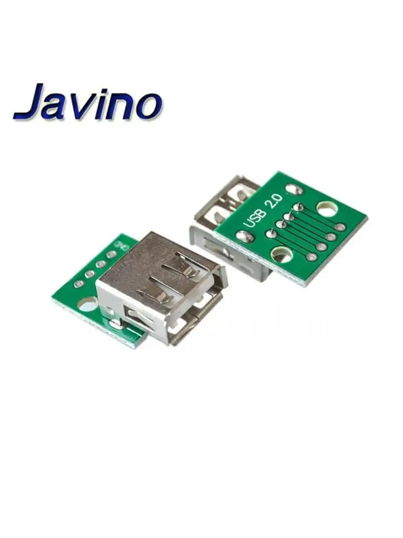 5/10 sztuk typ A żeńskie złącze USB2.0 na DIP 2.54MM PCB Adapter złącza konwertera — zdjęcie 2