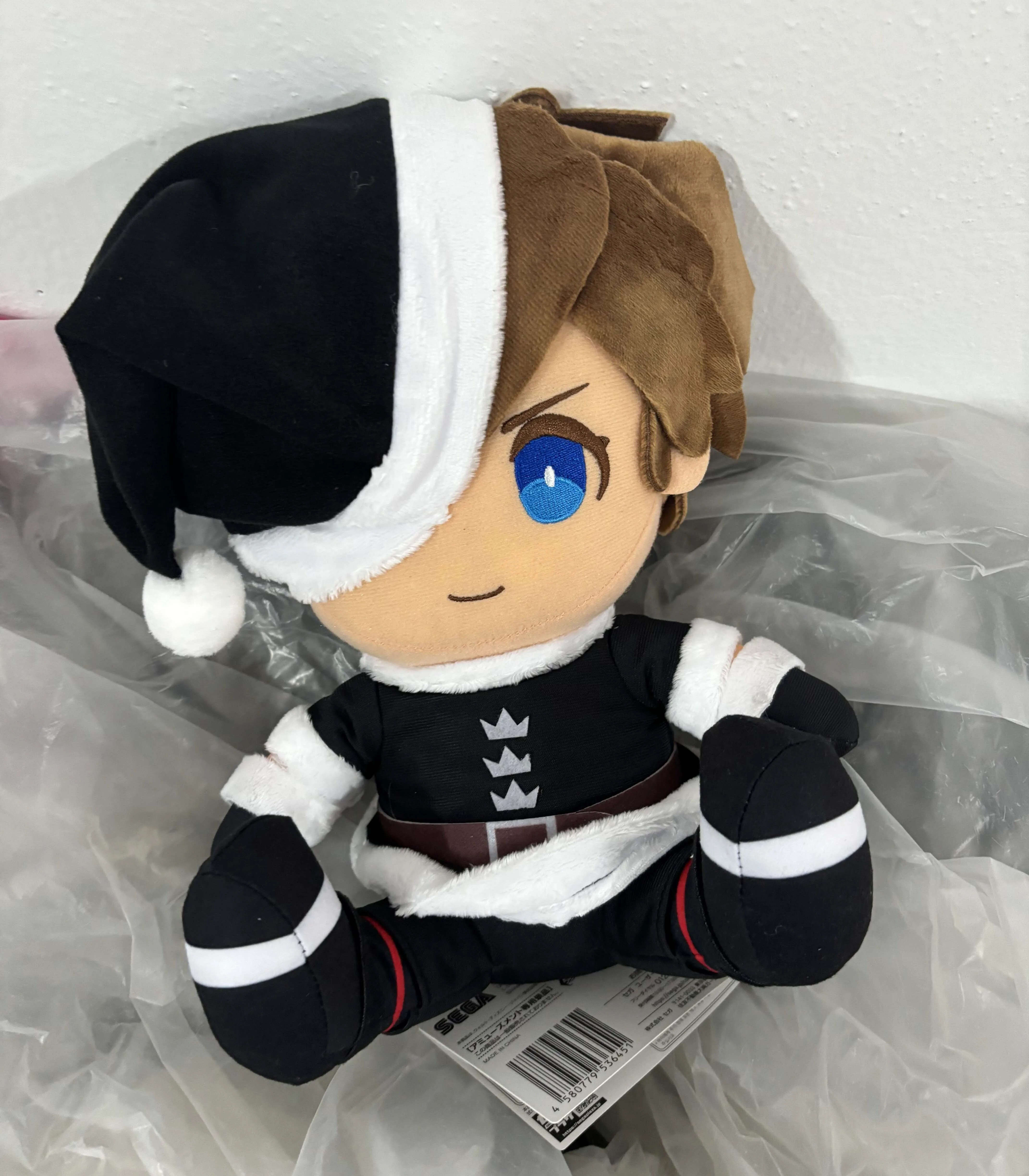 New Cute Japan Anime Kingdom Hearts II Sora Christmas Town Ver Big Plush Plushes Stuffed Pillow Doll Toy 30cm Kids Gifts