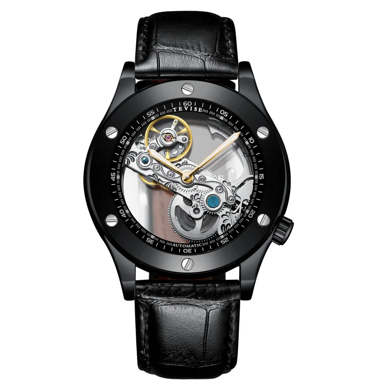 Ufficiale-websiteFashion nuovissimo orologio da uomo popolare Hollow Long Movement orologio luminoso impermeabile