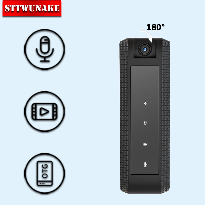 

STTWUNAKE Mini Body Camera 1080P HD DV Professional Bodycam Digital Voice Video Recorder Small Micro Sound Recording Device