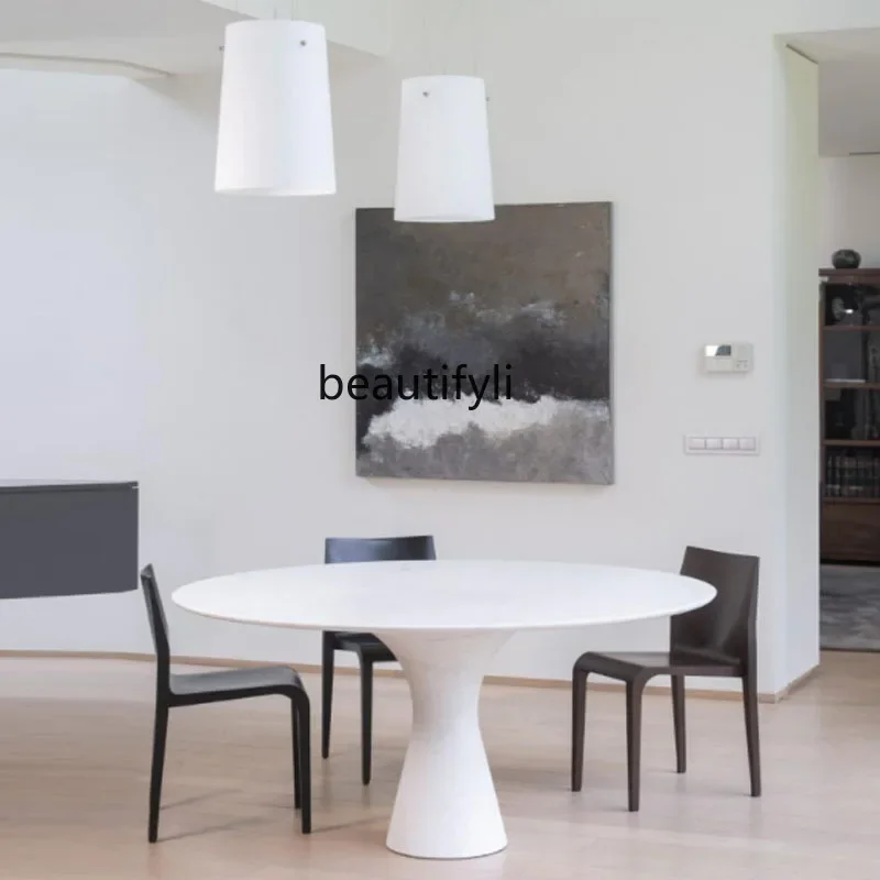 X0 طاولة طعام وكرسي مزيج مستدير وحديث وبسيط وطاولة طعام صغيرة وخفيفة وطاولة طعام فاخرة على طراز Wasabi #3