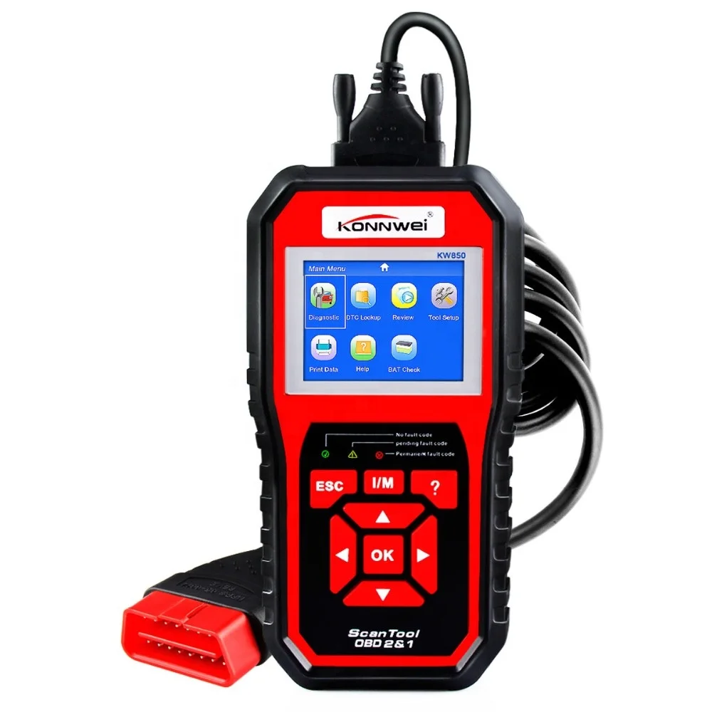 KONNWEI KW850 Full obd2 Scanner Diagnostic Tool obd 2 Engine Code Reader