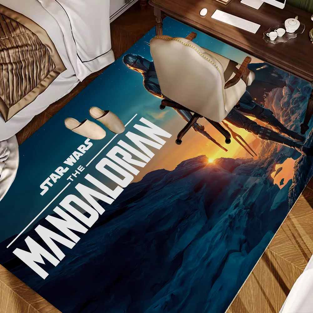 The M-Mandalorians Floor Mat Rectangle Anti-slip Home Soft Badmat Front Door Indoor Outdoor Mat Hotel Decor Mat