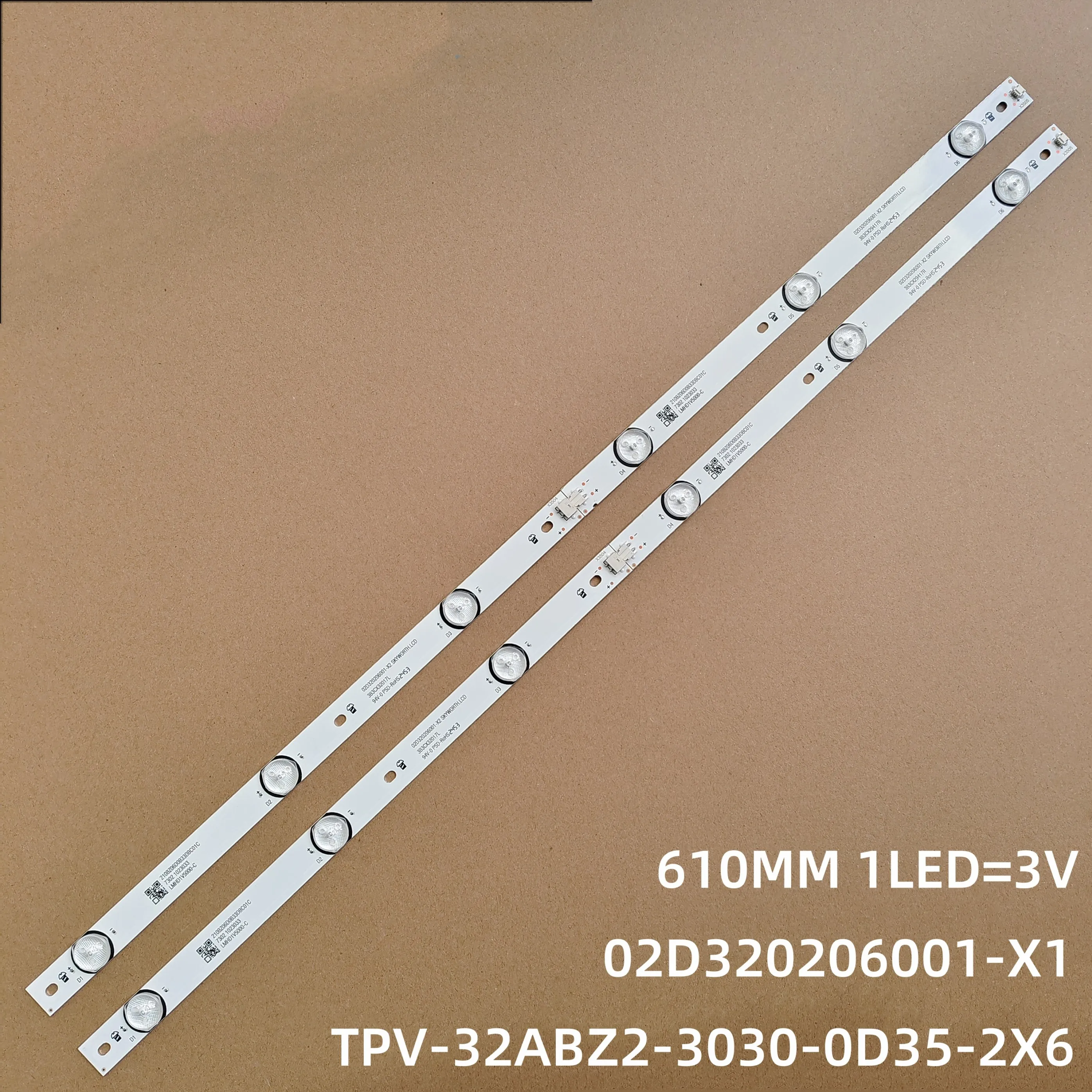 Lâmpada de tira retroiluminação LED para Aoc 32s5295/78 32pfg5813 32phg5813 32s5195 TPV-32ABZ2-3030-0D35-2X6- 20180911 -C 02D 320206001 -X1