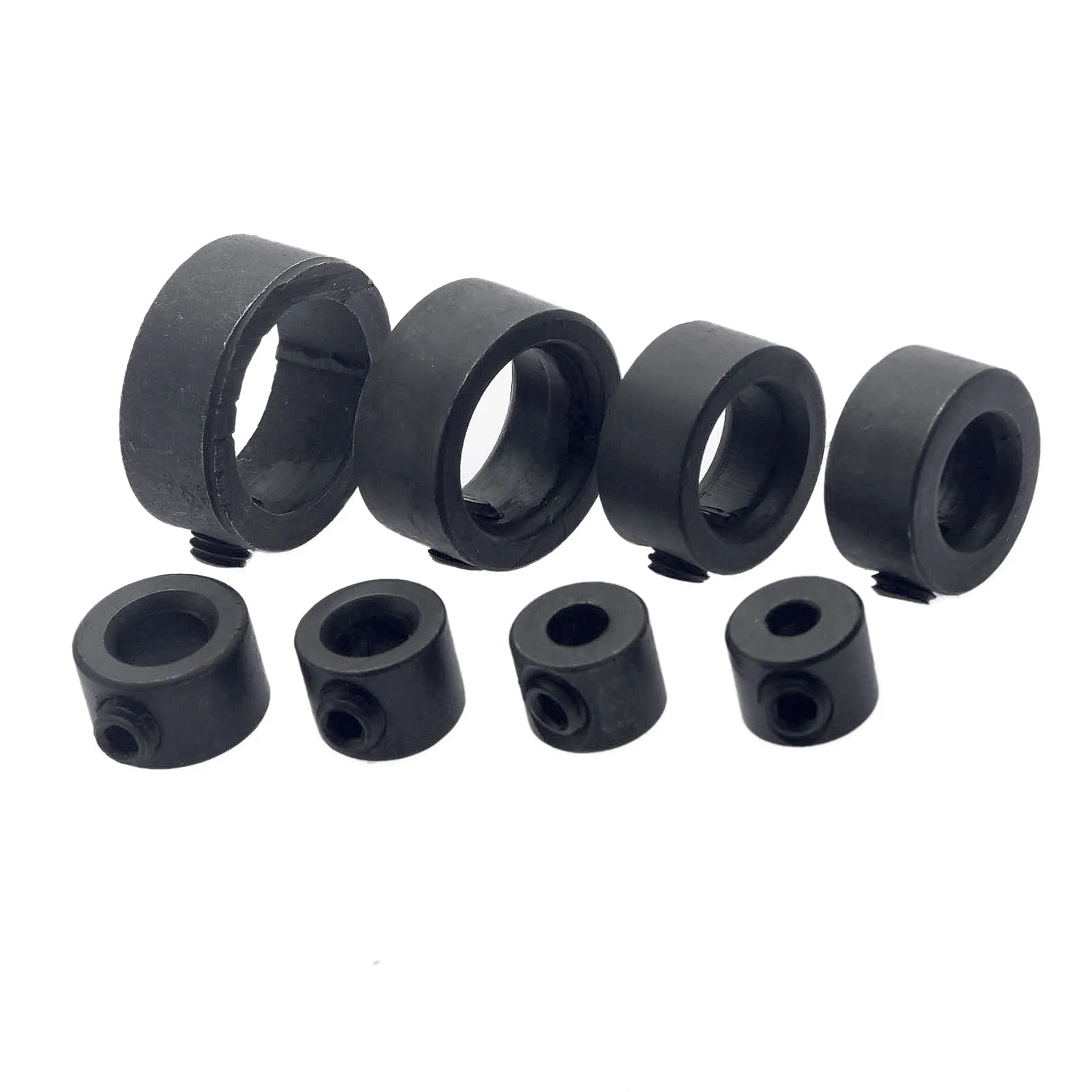8-teiliger einstellbarer Bohrtiefen-Stoppkragen-Begrenzungsring mit Inbusschlüssel-Set für Bohrer, gleichmäßiges Bohren, 3/4/5/6/8/10/12/16 mm