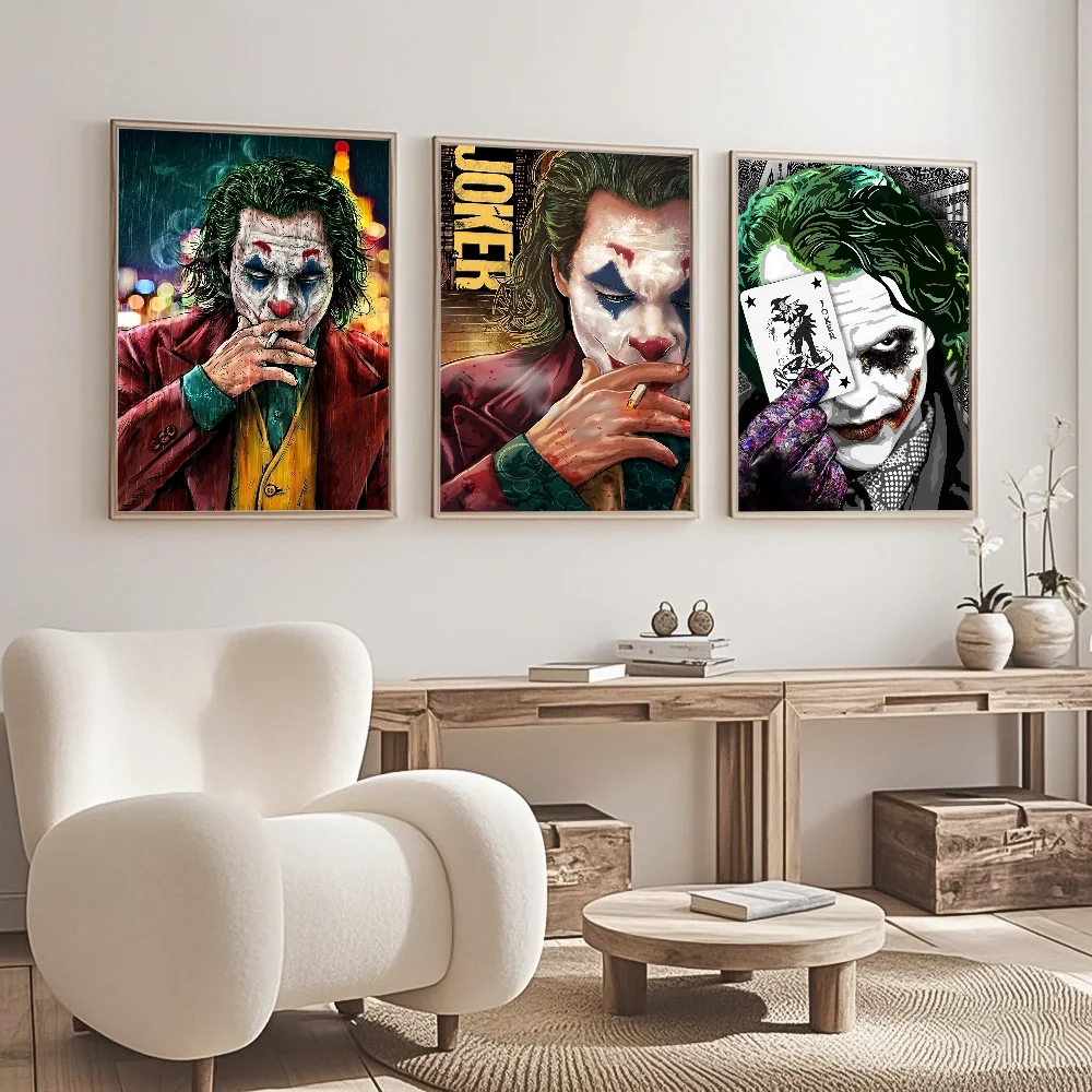 1 قطعة النفط اللوحة جوكر المشارك ملصقات مقاوم للماء جدار الفن لغرفة المعيشة غرفة الرجعية ديكور هدية طباعة عالية الجودة #5