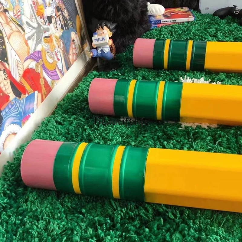 Giant Pencil Decoration Living Room Sculpture Creative Shop Decoration Unique Niche Floor Ornaments