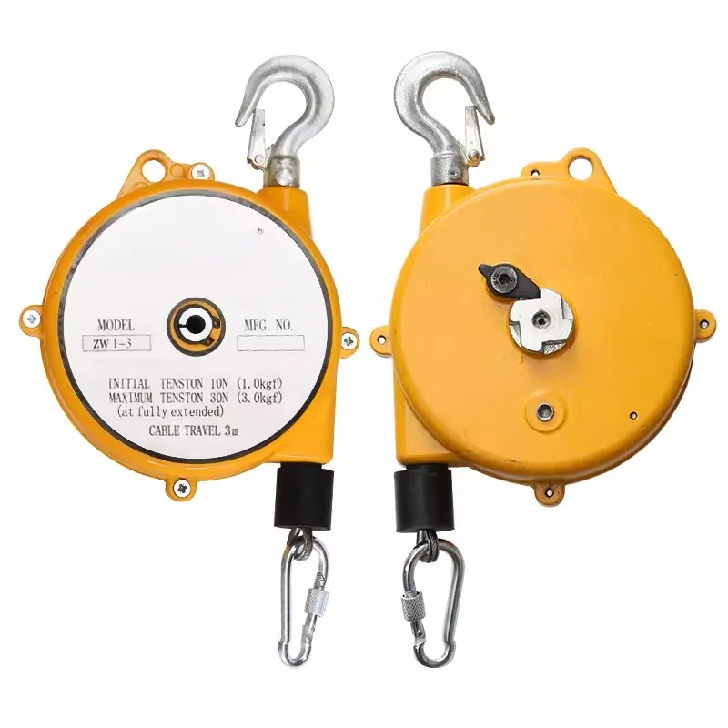 9-15KG Spring Balancer Self-locking Tower-Type Lifting Hook Spring Holder Steel Wire Rope Lifting Jack