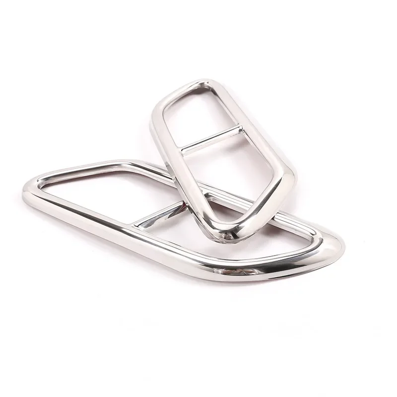 Silenziatori per tubi di scarico per auto in acciaio inossidabile nero Copertura per coda Gola Trim per Volvo S90 2016-2020 V90 2016-2019 S60 2020-2022