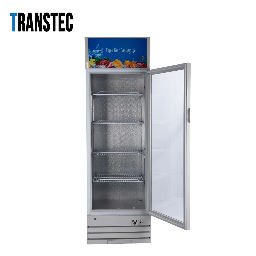Solar Stainless Steel Upright Refrigerator 300L for Commercial Use