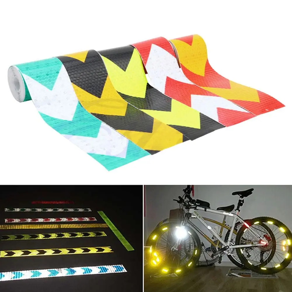 5x300CM Safety Mark Reflective Tape Stickers Car-Styling Self Adhesive Warning Tape Automobiles Motorcycle Reflective Film