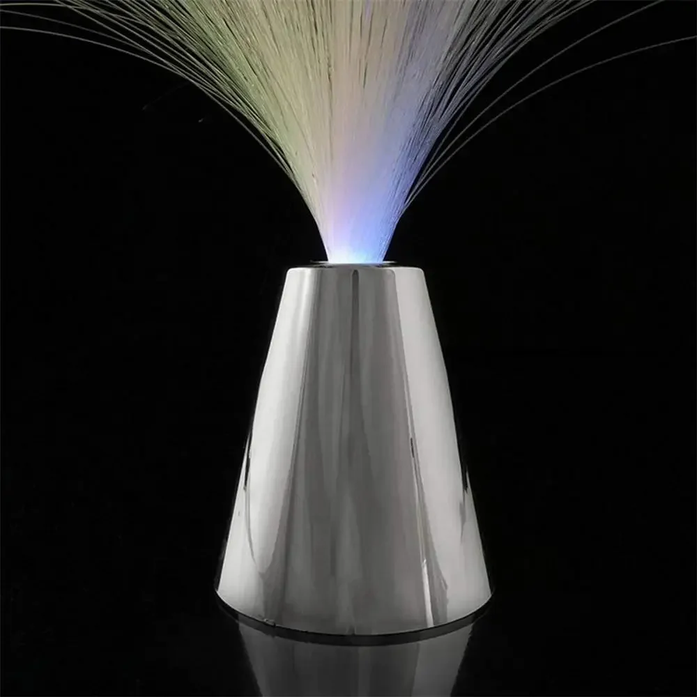 Multicolor LED Fiber Optic Lamp Light Interior Decoration Centerpiece Holiday Wedding Lamp LED Night Light Lamp