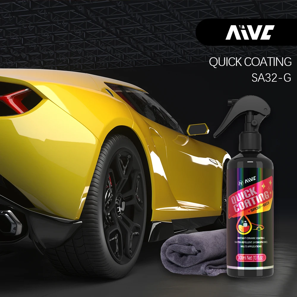 Car Quick Coating Spray AIVC For Auto Car Paint Nano Coat Polish Care Ceramic Sealing Hydrophobic Protection Auto Accessories