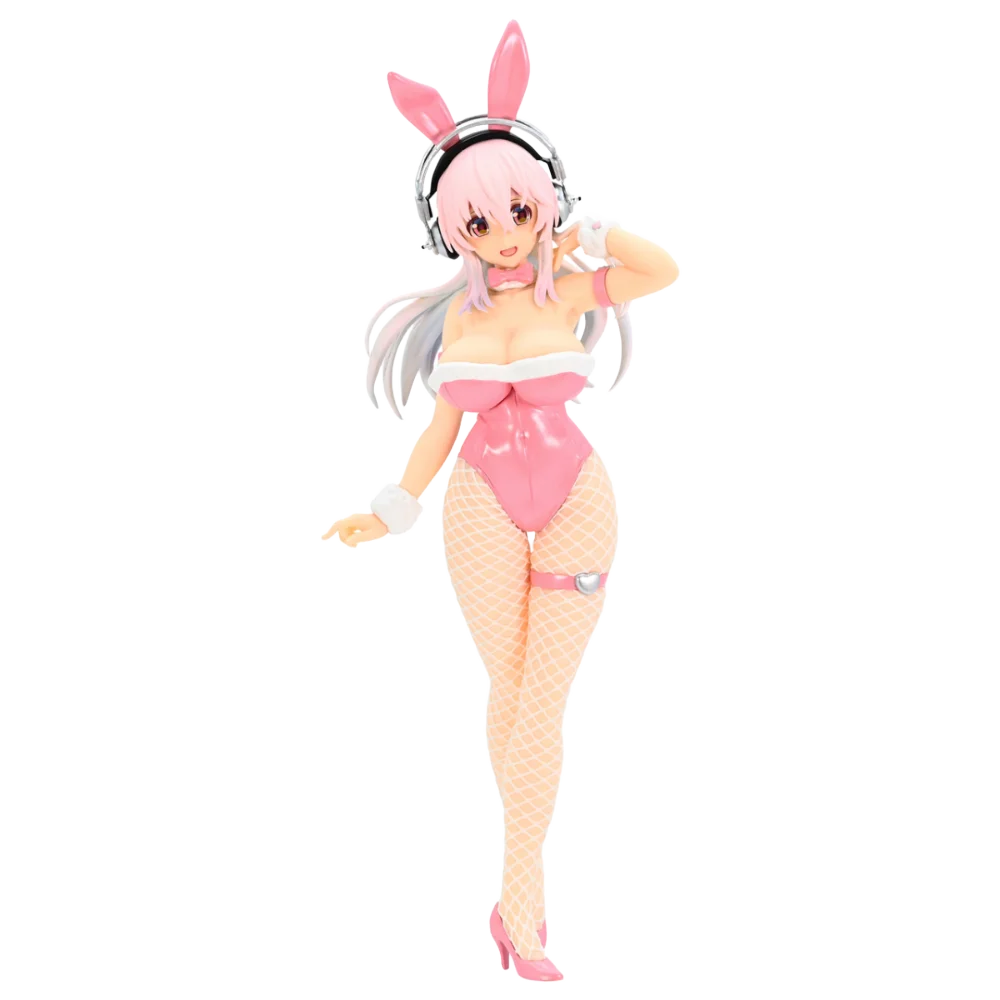 FuRyu Genuine BiCute Bunnies Super Sonico Bunny Girl Anime Sexy Cute Action Figure toy Collection Ornaments adult for Children view 2