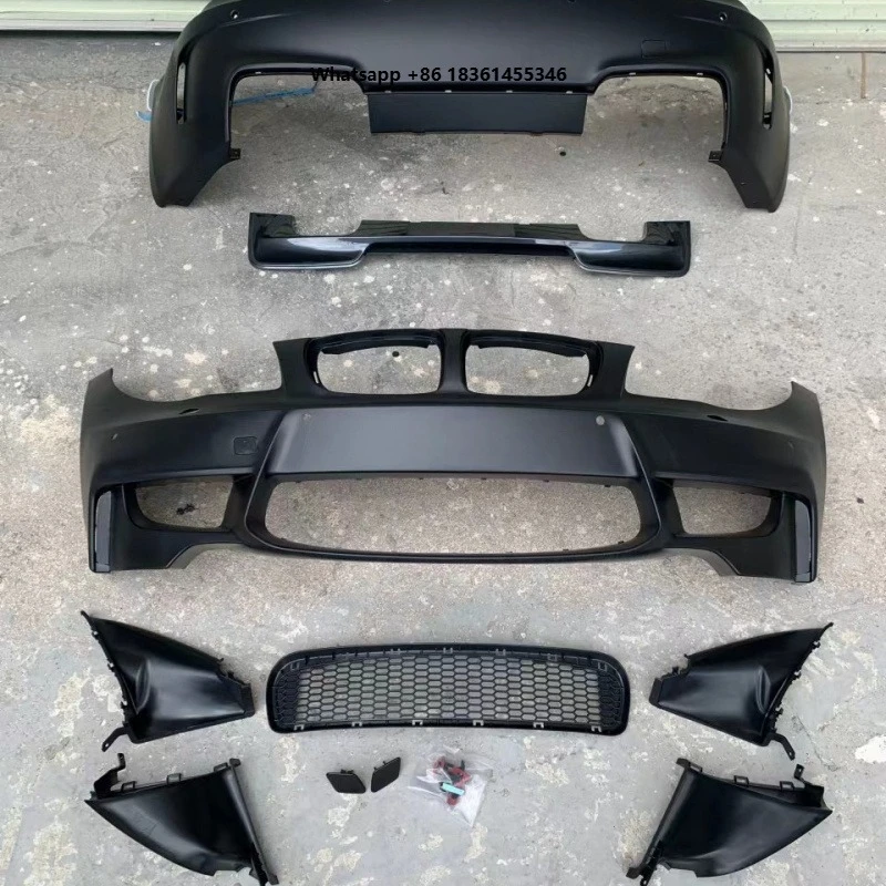 

For 1 Series E82 E87 E88 Modification Upgrade 1M Big Surround No Fog Light Model Grille Bumper Suitable