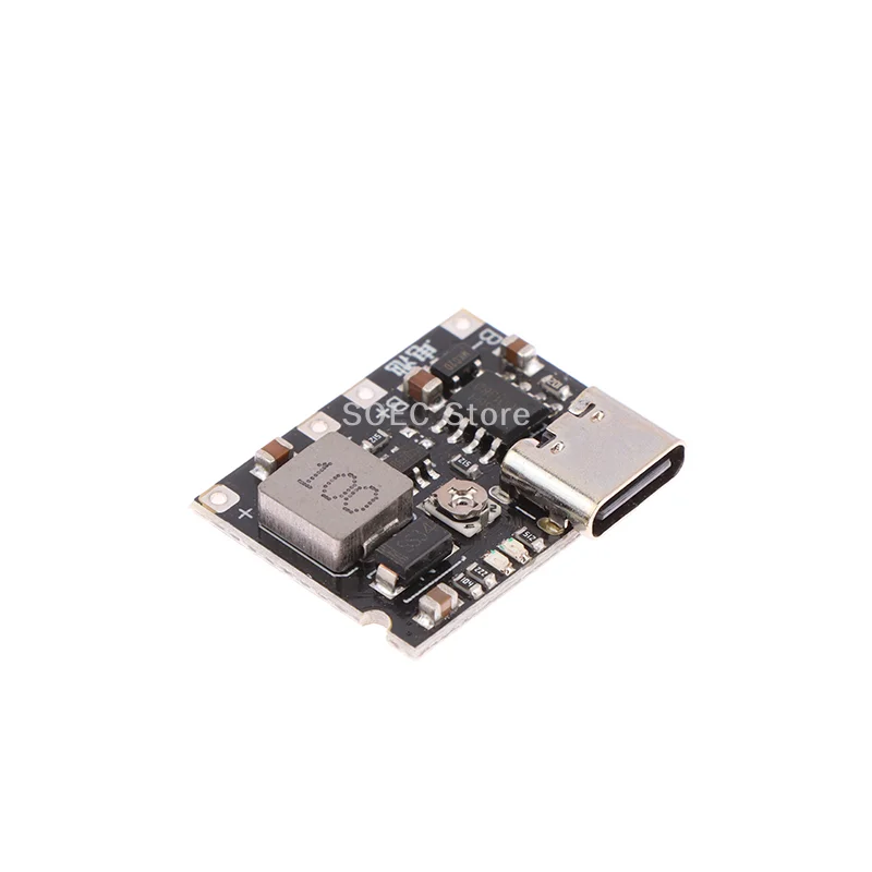 USB Type-C 2A بطارية ليثيوم وحدة شحن سريع ليثيوم أيون 18650 3.7 فولت 4.2 فولت شاحن بطارية مجلس DC-DC تصعيد دفعة وحدة