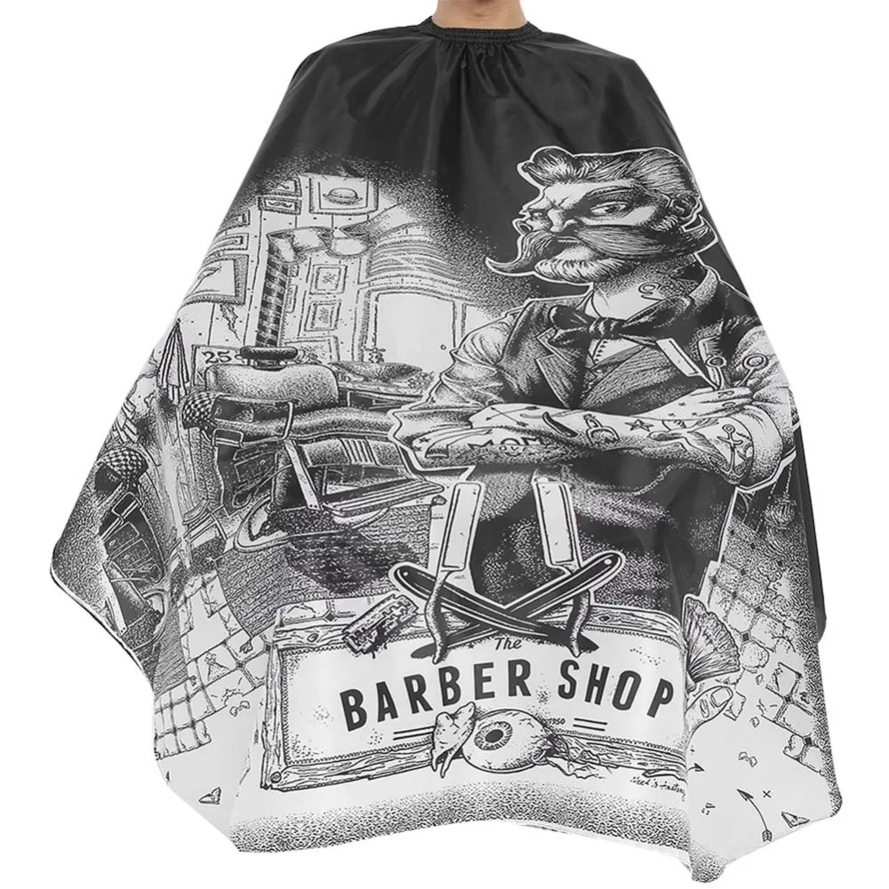 Home Haircut Waterproof Hairdressing Apron Anti Static Nylon fabric Barber Apron Professional Reusable Barber Wrap Salon