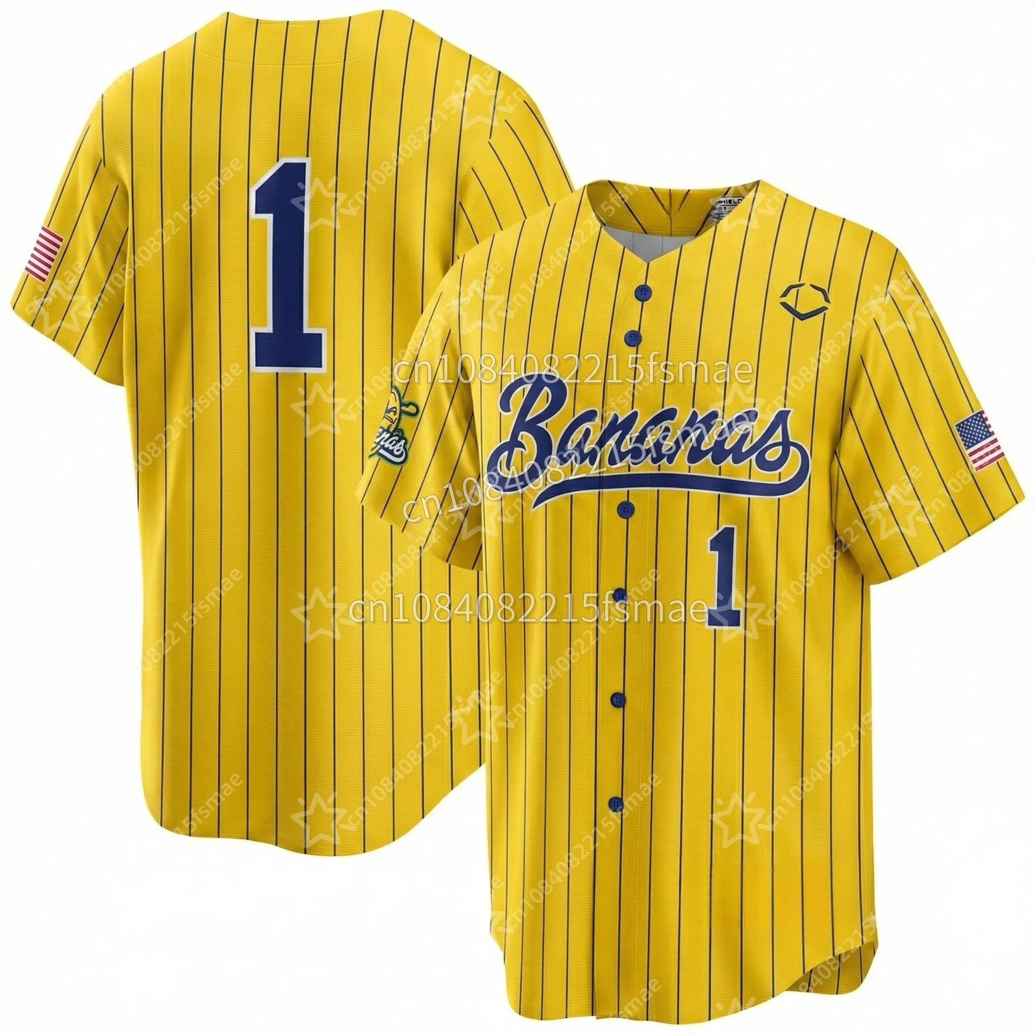 Camiseta de Béisbol Amarilla de Moda en Internet para Hombre # Camiseta Deportiva con Rayas 3D, Diseño de Balón de Fútbol, Uniforme Viral para Playa o Deporte