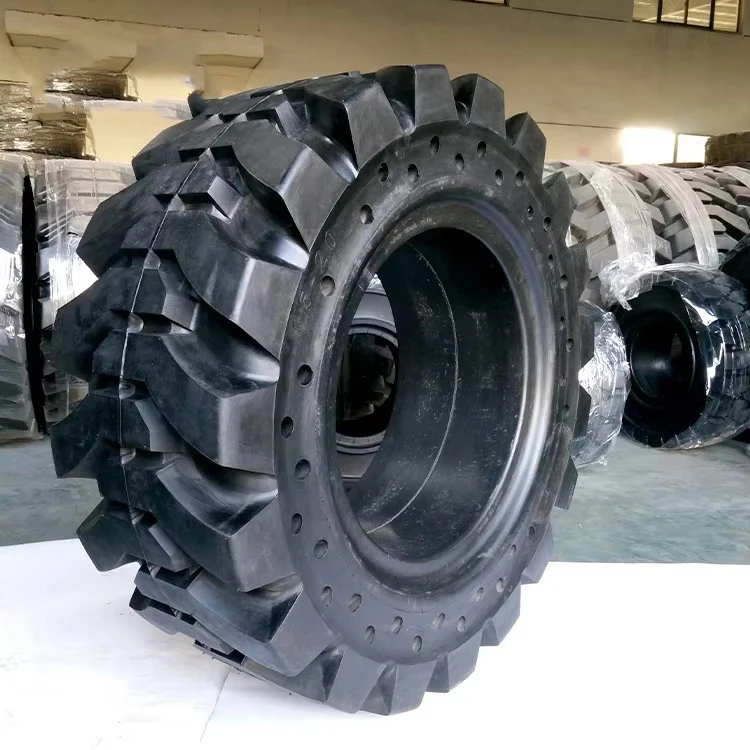 Boom Lift Tyres 385/65 D19.5 385/65 D22.5 18-625 Solid Foam Filled Industrial Tires