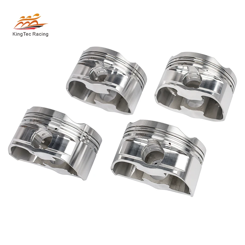 KingTec Racing K24 Engine Upgrade Piston 87.5mm CR 13.3:1 for Honda Accord CR-V K24A Heat Treated view 5