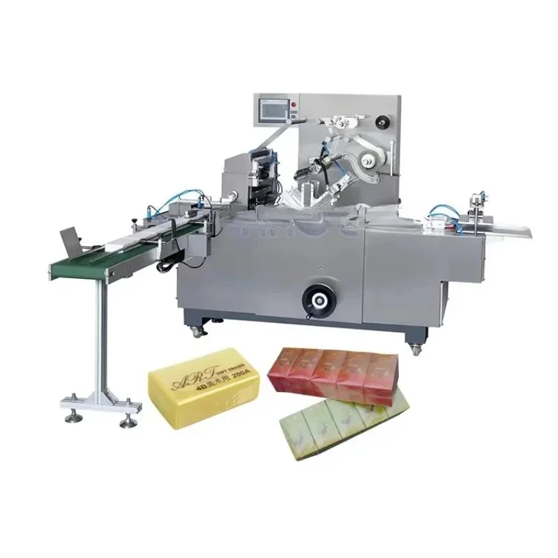 Transparent Film 3d Packaging Packing Machine Opp Perfume Tea Box Cellophane Wrapping Machine