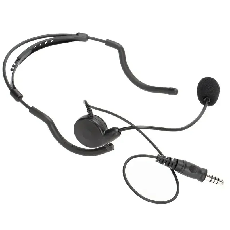 Casque à conduction molécule, 7.1mm, microphone pour radio bidirectionnelle, walperforé talperforé