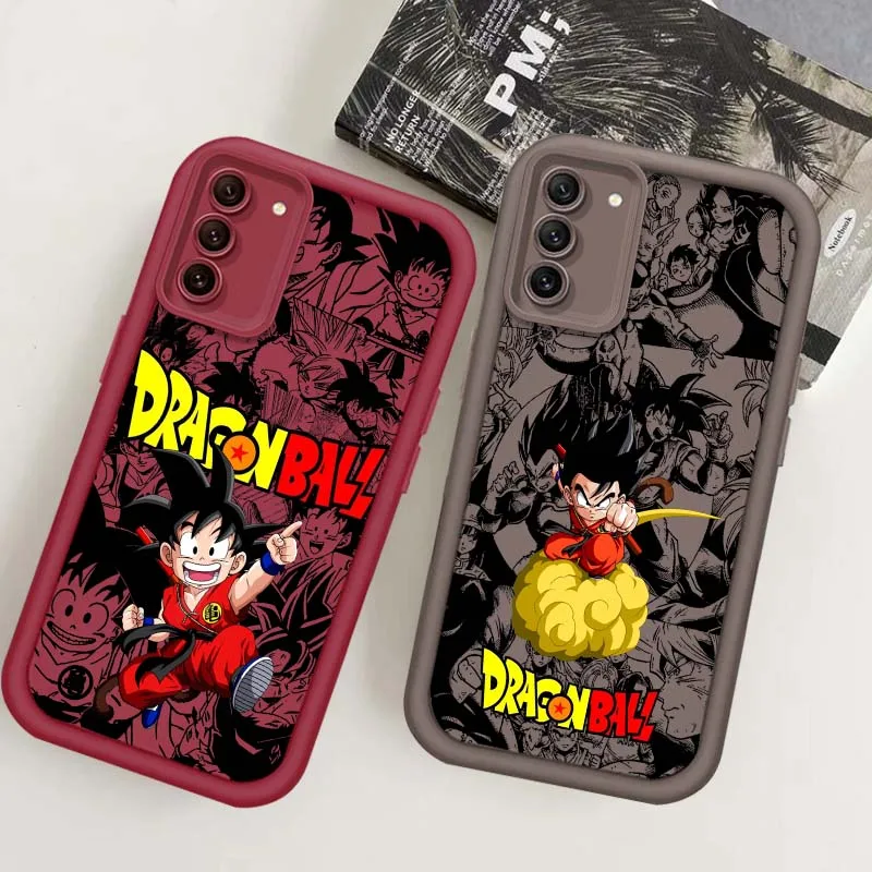 

Dragon Ball Art Son Goku Phone Case For Samsung Galaxy S25 S24 S23 S22 S21 S20 Ultra Plus FE 5G Eye Ladder Soft TPU