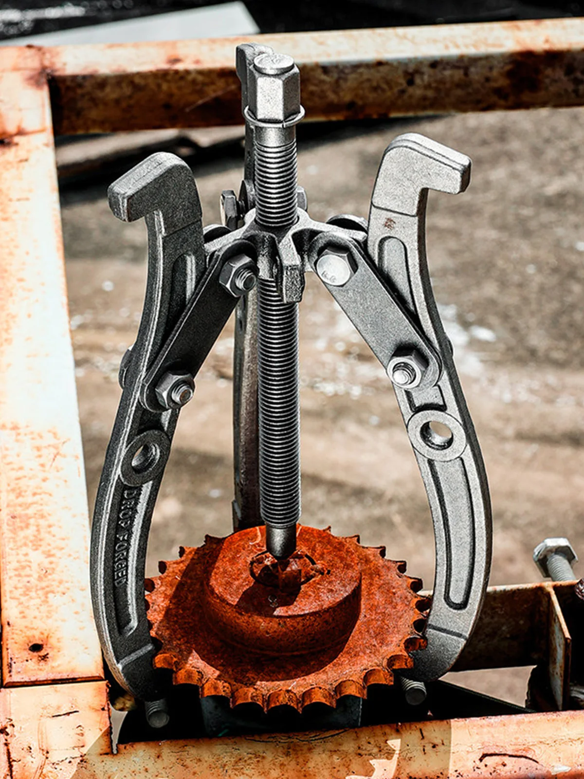Reversible 2 3 Jaw Gear Puller Bearing Puller Kit 3 4 6 8 Inch Pulley Remover Flywheel Extractor for Mechanical Repair Tool