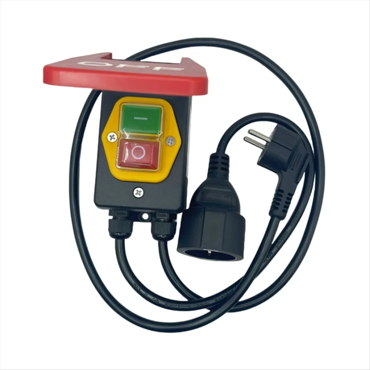 

Delighted — однофазный переключатель включения/выключения 220 В, предохранительный выключатель, переключатель нулевого напряжения с розеткой, аварийный выключатель, вилка европейского стандарта