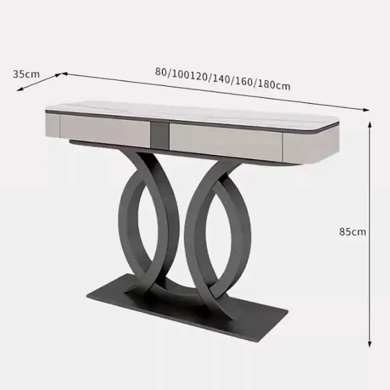

Tables Style Entryway Nordic Trendy Design Console Drawers Corner Table Modern Recibidor Para Entrada Furniture Entrance Hall