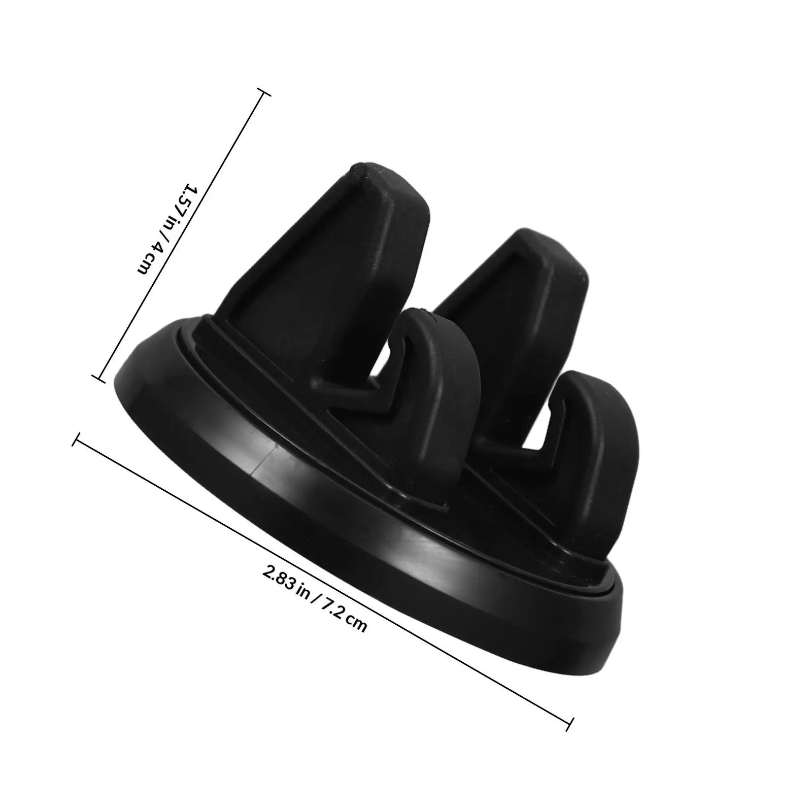 360 Degree Rotating Silicone Car Phone Holder with Hook Design Strong Adhesive GPS Mount for Vehicle Navigation Secure Tight