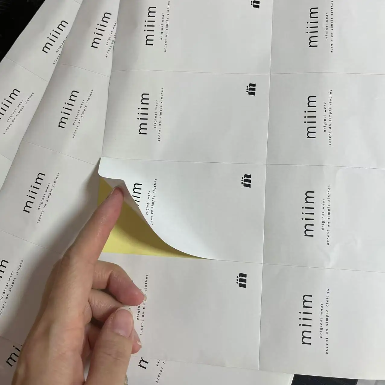 50 sheets/pack Matte White Multifunction Unprinted Address Labels Stickers A4 Sheets Sticky Self Adhesive For Inkjet Printer