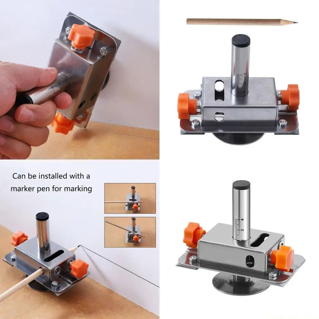 A2BE Woodworking Scriber Tool Wheel Marking Gauges Gypsums Board Cutting Marking