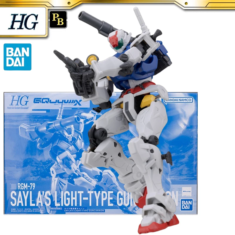 

In Stock BANDAI PB LIMITED HG 1/144 RGM-79 SAYLA'S LIGHT-TYPE GUNCANNON Gundam GQuuuuuuX Anime Action Figures Assembly Toy