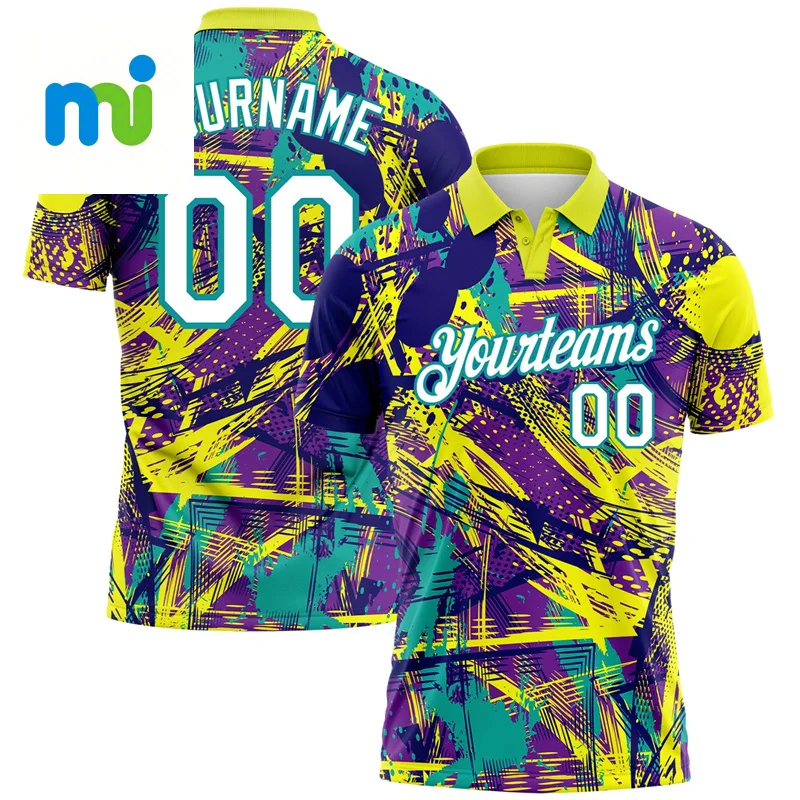

Personality Graffiti Print Custom Polo Shirts For Men Popular Leopard Customized Name Unique Team Golf Shirts Summer Trend New