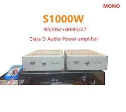 ZEROZONE Finished 1000W Mono Hifi Class D Audio Power Amplifier IRS2092 +IRFB4227 Amp