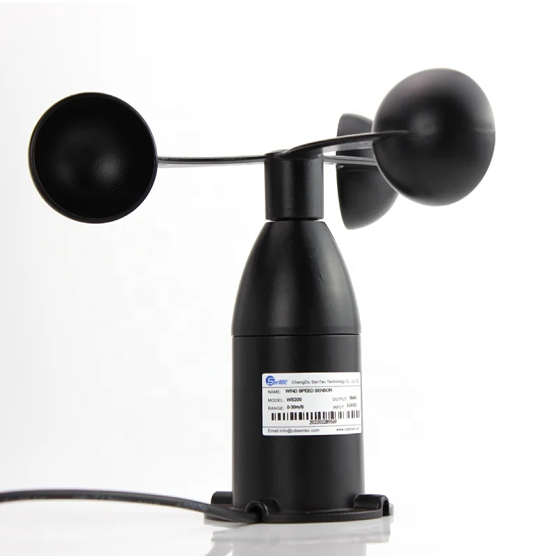 WS200 Low Cost 4-20mA Pulse Output Aluminum alloy Wind Anemometer magnetic Wind Speed Sensor