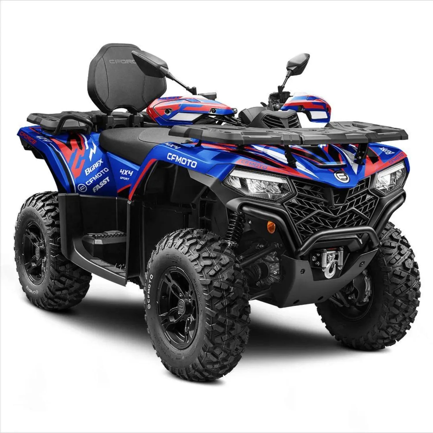 Body Fairing Sticker Decals Protective Quads / Atv 4x4 Full Graphic Kit For CFMOTO CFORCE 400+450+500+520 2022-2026 Design-34