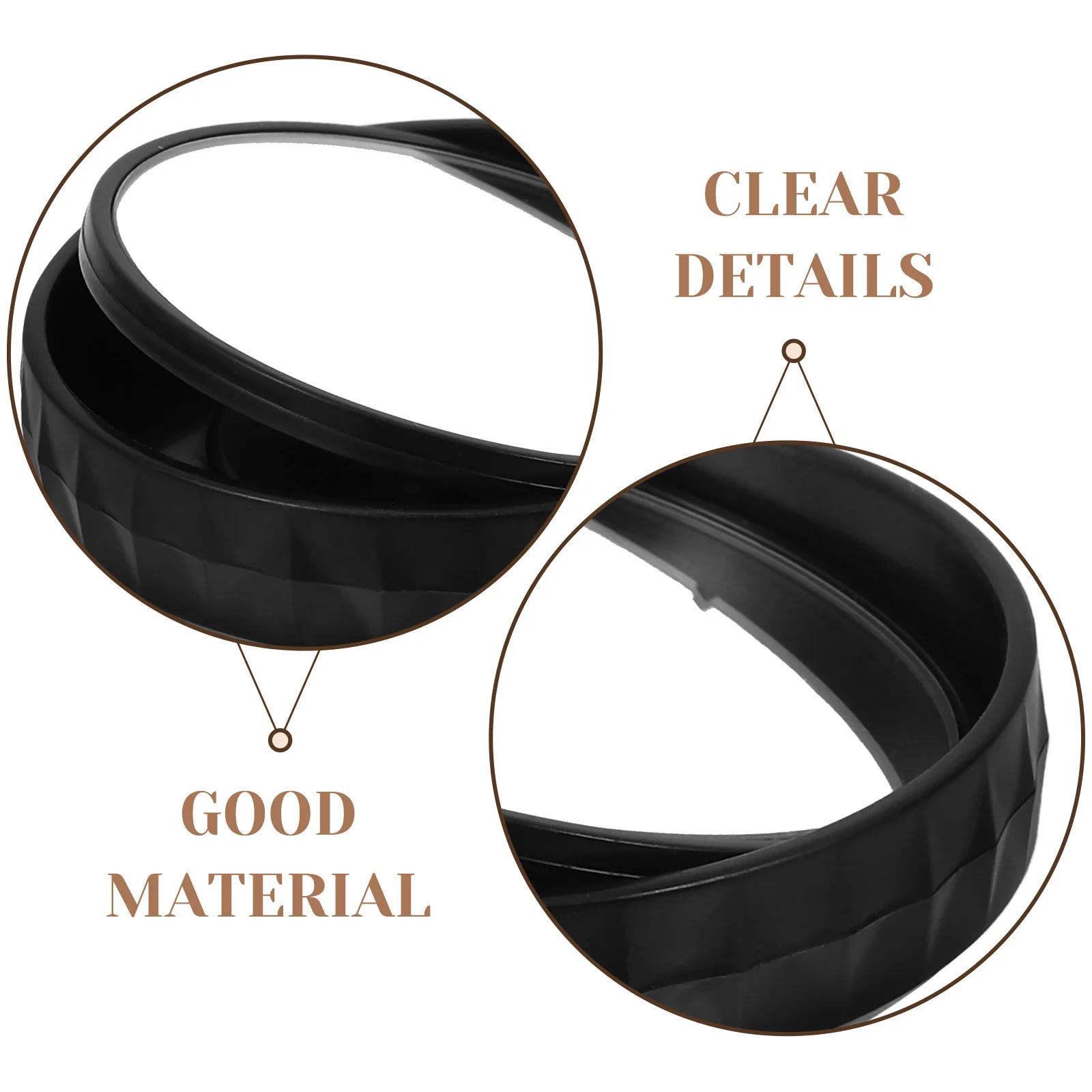 

1Pair Safety Corner Mirror Durable ABS Glass Adjustable Angle Car Blind Spot Mirrors Side Mirror Blind Spot Automotive Exterior