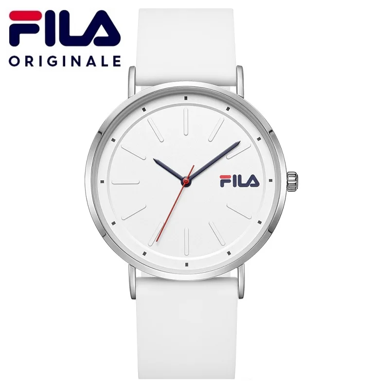 Italia Biella Fila Top Brand For Women Watch Youth Lady Fashion Quartz Wristwatch Unisex Men Couple New Gift Clock Silicone Band