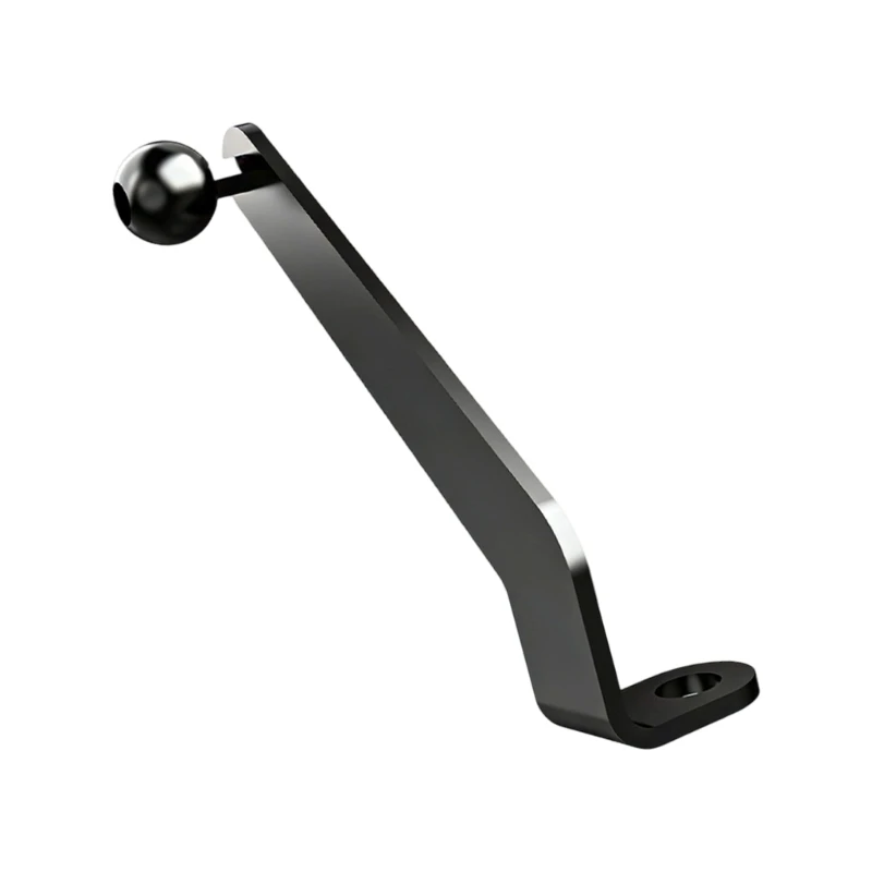 F68B 17Mm Ball Head Holder Risers Base Metal Construction Extension Arm Rear View Mirror Phone Mount Stand Extenders Adapters